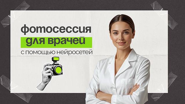 Нет времени на профессиональную фотосессию для врачей? Сэкономьте время и бюджет с помощью искусственного интеллекта